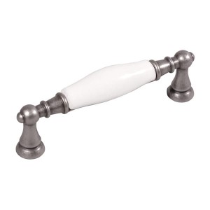 Porcelanowy uchwyt do mebli 96mm- Flora 19