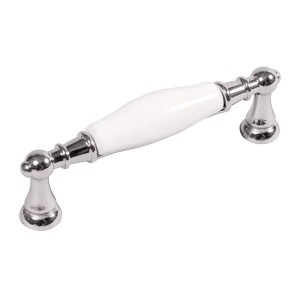 Porcelanowy uchwyt do mebli 96mm- Flora 36