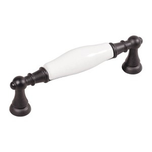 Porcelanowy uchwyt do mebli 96mm- Flora N2