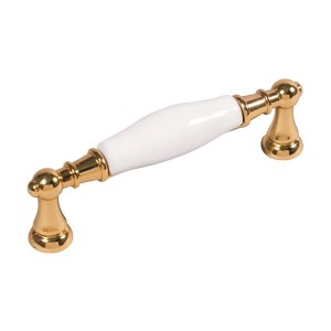 Porcelanowy uchwyt do mebli 96mm- Flora 15