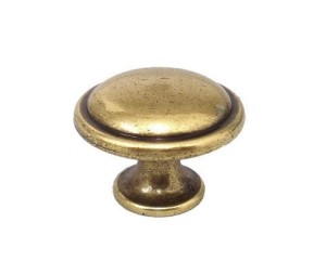 Gałka meblowa stare złoto 30mm- Gino