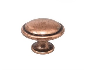 Gałka meblowa antyczna miedź 30mm - Gino