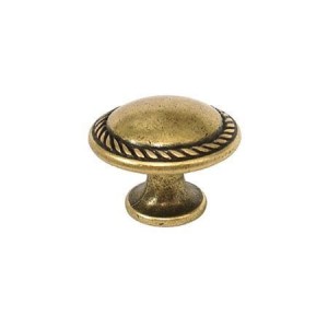 Gałka do mebli stare złoto  30mm- Nereo 07