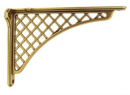 Coloniale- stare złoto wspornik półek 200x142mm.jpg
