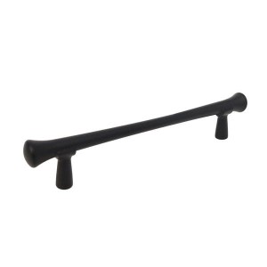 Etruria- czarny uchwyt meblowy 128mm