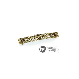 Uchwyt do mebli antyczne złoto 128 mm- Oro Reale A8 