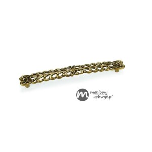 Uchwyt do mebli antyczne złoto 192 mm- Oro Reale A8 