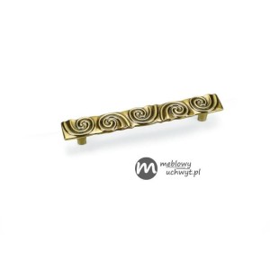 Uchwyt do mebli antyczne złoto 128 mm- Bellezza A8 