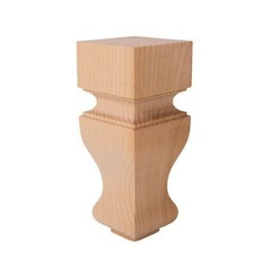 Noga, nóżka drewniana meblowa WY01055 60 X 60 X H 150mm
