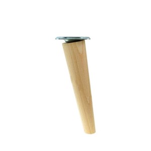 Noga drewniana meblowa skośna z mufą   45XH 250mm