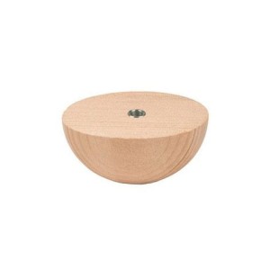 Półkula noga drewniana z mufą  120XH 60mm