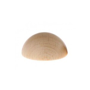 Półkula drewniana DR00163 ∅ 30XH 15mm