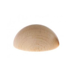 Półkula drewniana DR00165 ∅ 50XH 25mm