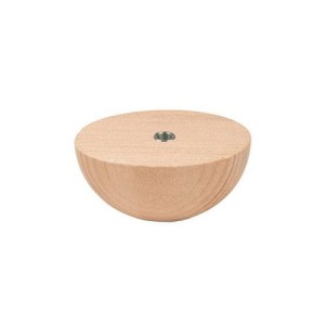 Półkula noga drewniana z mufą 100XH 50mm