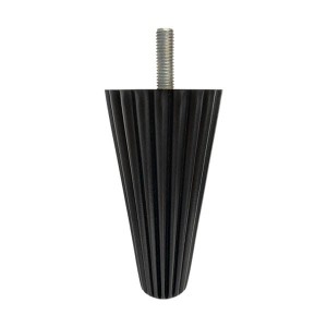 Noga, nóżka drewniana meblowa czarna WY01026.CZ  65XH 120 mm
